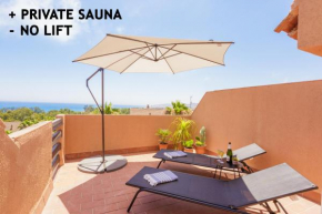 Fresh penthouse apartment with great sea views, Casares